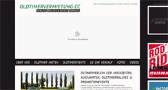 Desktop Screenshot of oldtimervermietung.cc