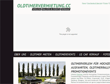 Tablet Screenshot of oldtimervermietung.cc
